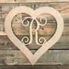 Heart Framed Monogram WS