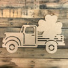 Truck with Clover Unfinished WS