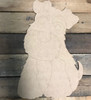 Paint by Line, Schnauzer DIY Unfinished Wooden Cutout Craft