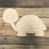 Paint by Line, Turtle DIY Unfinished Wooden Cutout Craft