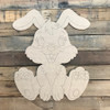 Paint by Line, Sitting Bunny DIY, Unfinished Wood Shape