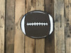 Football, Unfinished Wooden Cutout Craft, Paint by Line