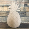 Pineapple with Flower, Unfinished Wood Cutout, Paint by Line