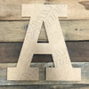 Wooden Baseball or Softball Rockwell Letters, Paint by Line Craft