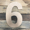 Wooden Rockwell Baseball or Softball Numbers, Paint by Line Craft