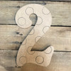 Wooden Beltorian Polka Dot Numbers, Paint by Line Craft