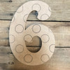 Wooden Beltorian Polka Dot Numbers, Paint by Line Craft