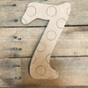 Wooden Beltorian Polka Dot Numbers, Paint by Line Craft