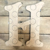 Wooden Polka Dot Beltorian Letters, Paint by Line Craft
