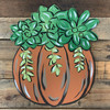 Finished Succulent Pumpkin Cutout