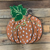 Fall Pumpkin, Unfinished Shape, Paint by Line