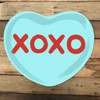 XOXO Heart Cutout, Unfinished Shape, Paint by Line