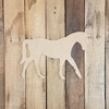 New Horse Wooden Shape, Paintable Wooden MDF