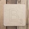Word Game Letter Tile Font, Paint By Line Wood Square