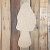 Morel Mushroom, Unfinished Wood Craft Shape, Paint by Line