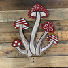 Mushrooms Cluster Craft Shape, Unfinished Wood Paint by Line  WS