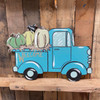 Pumpkin Truck Side View, Unfinished Wood Cutout, Paint by Line, WS