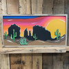 Painted Layered Desert Scene Wall Décor Set