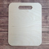 Rectangle Charcuterie Bread Board Pine, Unfinished Wood Craft Shape