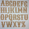 Circus Fun Font, Unfinished Wooden Craft Letters WS