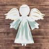 Angel With Wings, Wooden Craft Shape, Paintable MDF Craft