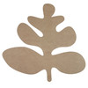 Unique Leaf Wooden Shape Design, Paintable MDF Craft WS