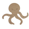Octopus, Paint by Line, Wood Craft Cutout WS