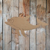 Happy Porpoise Shape, Paint by Line, Wood Craft Cutout WS