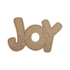 Joy Words & Holly Berries (3-piece set), Paint by Line, Wooden Craft Cutout WS