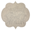 Football & Fall Y'all Plaque, Unfinished Wooden Cutout WS