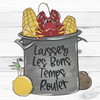 Crawfish Pot, Laissez Les Bons Temps Rouler, Unfinished Craft Shape