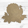 Thanksgiving Turkey, Traditional Style, Unfinished Craft Shape