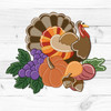 Thanksgiving Turkey, Traditional Style, Unfinished Craft Shape