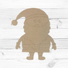 Santa with Beard, Paint by Line,  Christmas Shape, Unfinished Craft Shape, WS