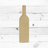 Wine Bottle, MDF Wooden Craft, Unfinished Craft