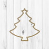 Christmas Tree Outline, Christmas Shape, Unfinished Wood Craft Shape