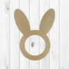 Bunny Outline, Easter Shape, Unfinished Wood Craft Shape