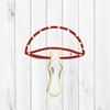 Mushroom Outline, Kids Shape, Unfinished Wood Craft Shape