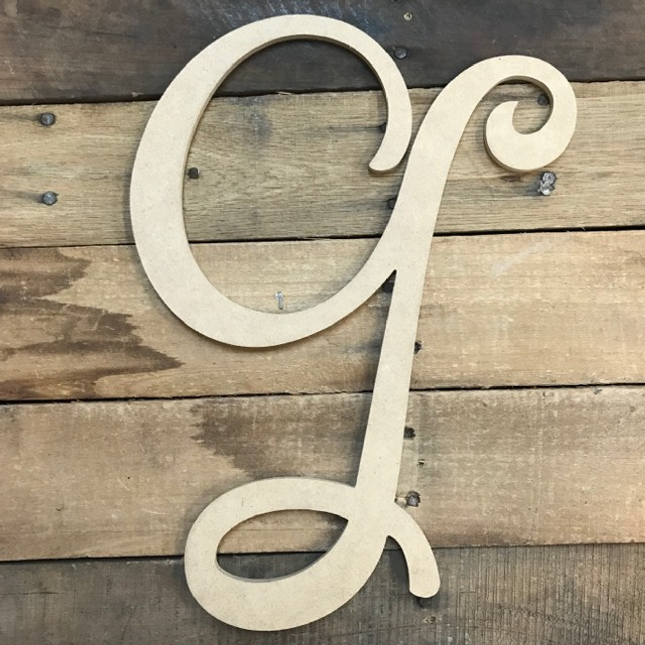 Cursive Wooden Letters W for Wall Decor 14 Inch Large Wooden Letters  Unfinished Monogram Wood Letter Crafts Alphabet Sign Cutouts for DIY  Painting