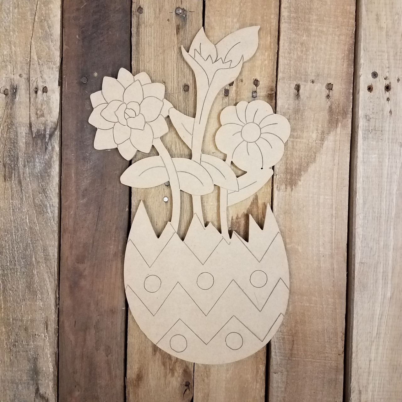 Wooden sale craft flowers