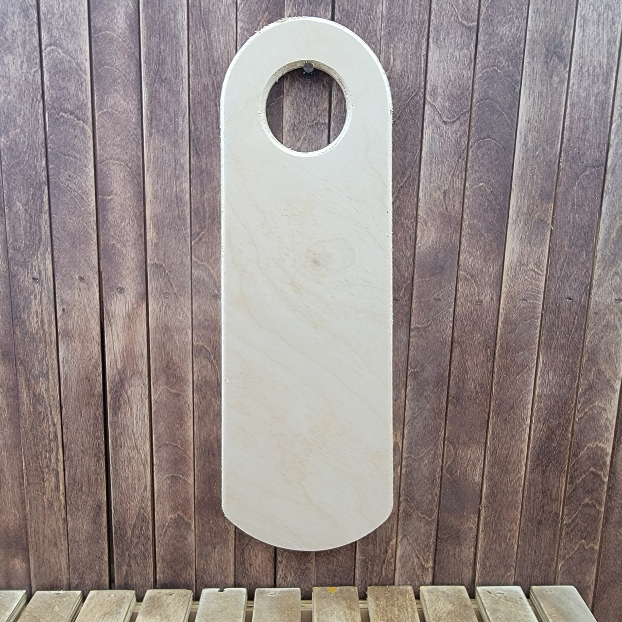 Rounded Rectangle Shape Bread Board Design, Unfinished Wood Cutout 