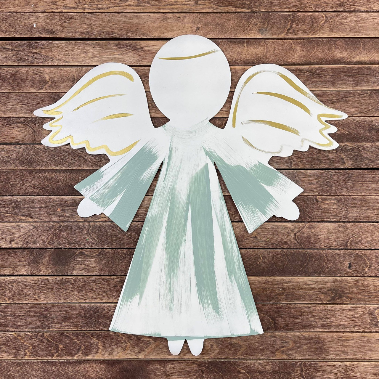 Angel With Wings, Wooden Craft Shape, Paintable MDF Craft 