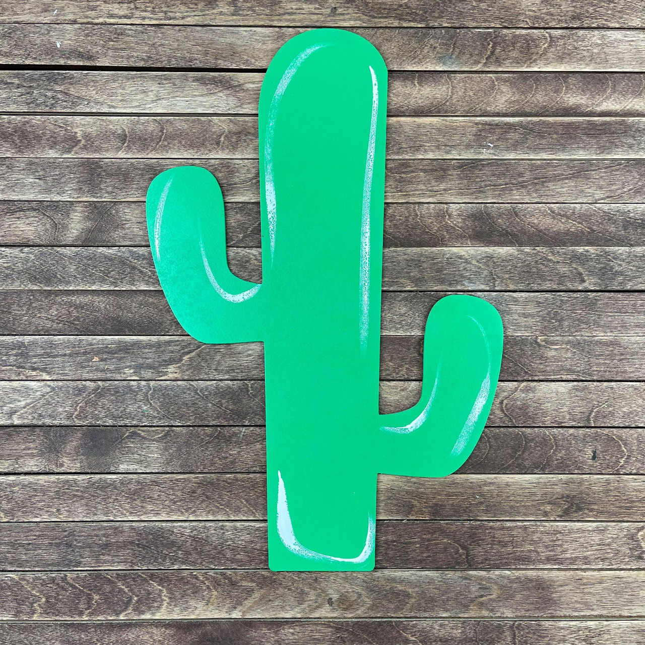 Desert Cactus, Wooden Craft Shape, Paintable MDF Craft 