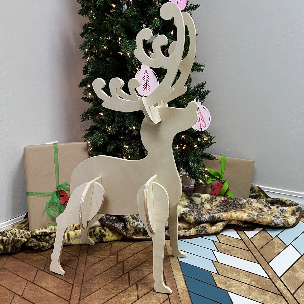 Birch Wood Reindeer