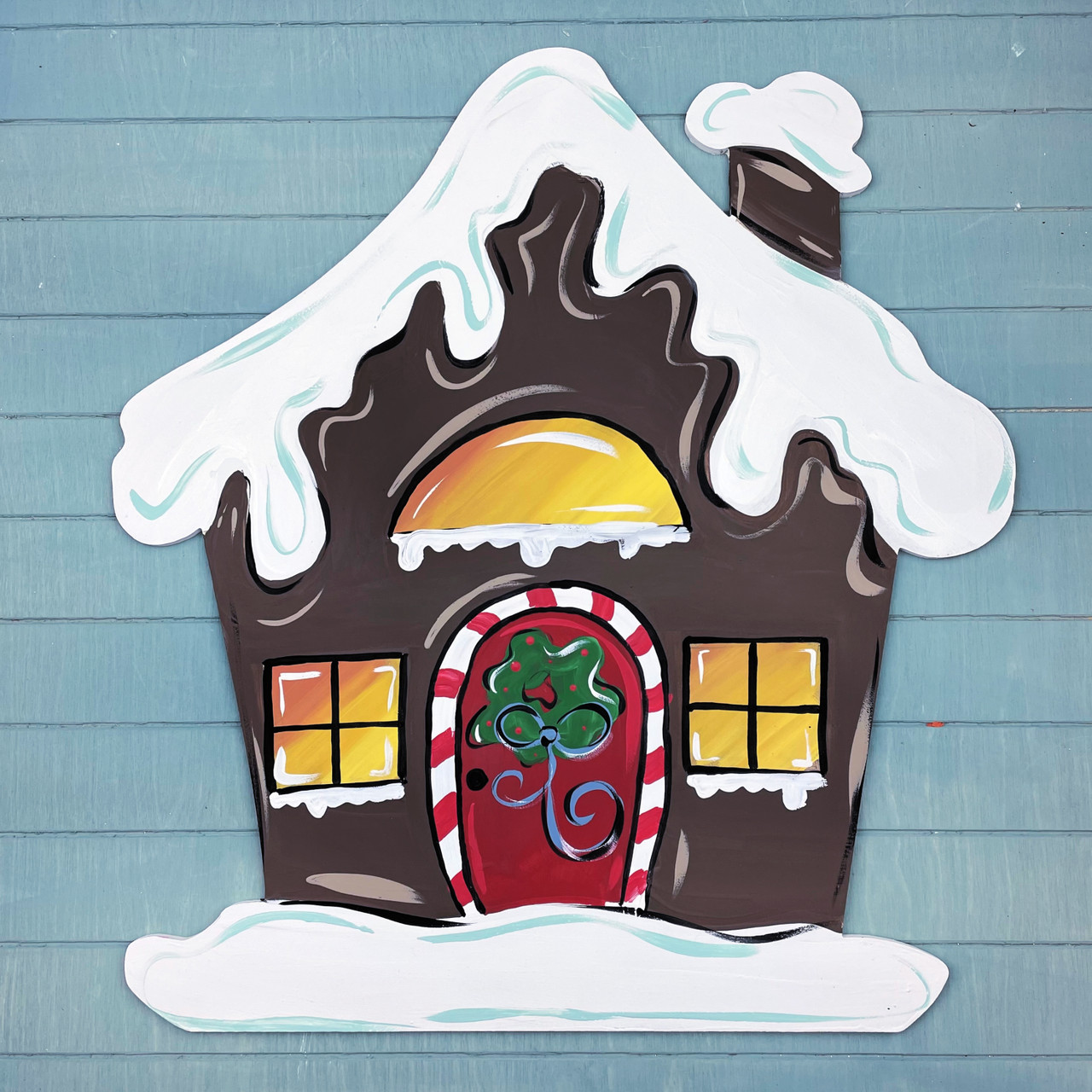 Christmas Kettle House Painting