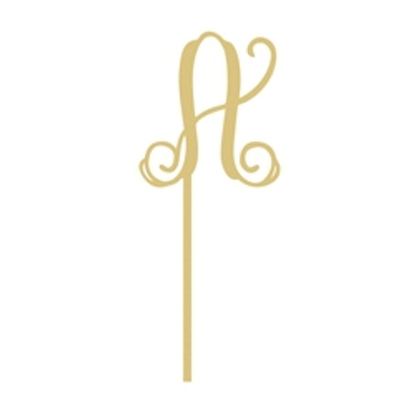 Cake Topper Uppercase Monogram WS Cake Topper Uppercase Monogram WS
