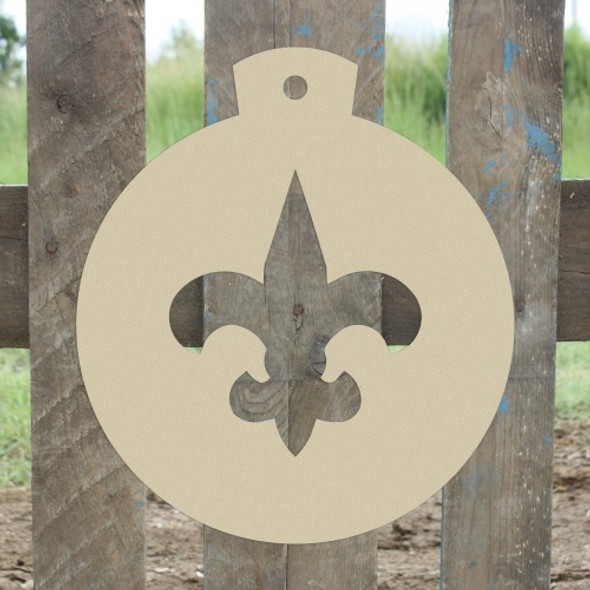 Christmas Ornament Fleur de Lis WS