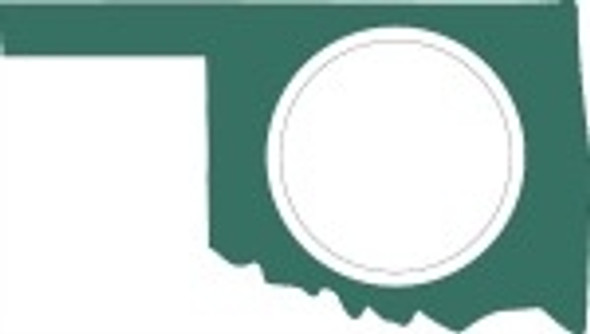 Oklahoma Insert Monogram WS