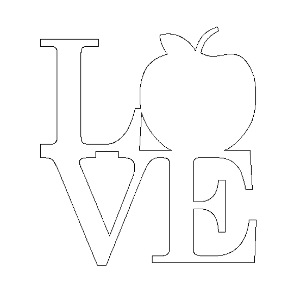 Love With Apple Sign WS