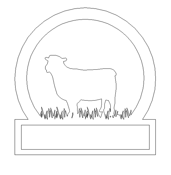 Sheep, Custom Family Name Frame, Wooden Sign WS